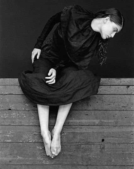 Laetitia Casta [pour Elle] 2 octobre 2000 Tirage sur papier au gélatino-bromure d’argent © Kate Barry - Courtesy Musée Nicéphore Niépce