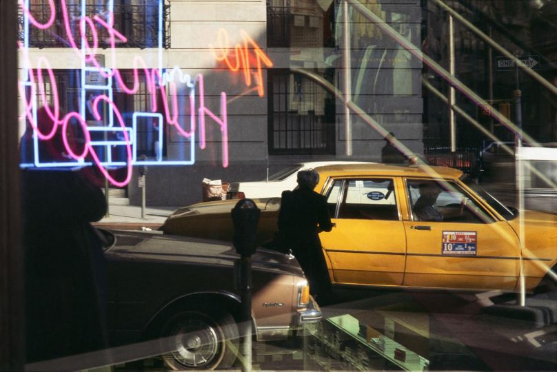 NY, USA, street crossing with yellow cab, 1985
© Frank Horvat Studio
Courtesy Les Douches la Galerie, Paris