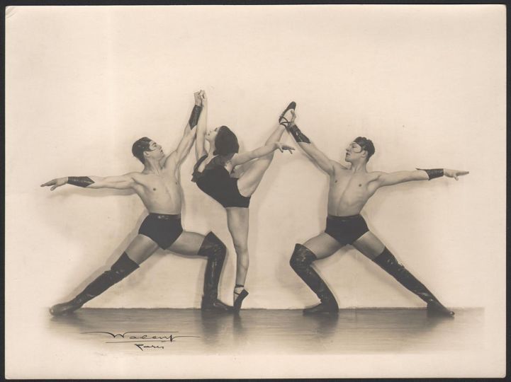 Stanislaus Julian Walery (Polish, 1863 - 1935), Dancers at the Folies Bergere, Paris , c. 1920s, Gelatin
silver print - Courtesy of Keith de Lellis Gallery 