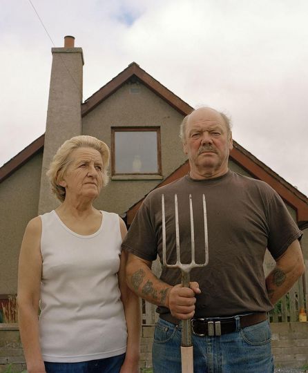 Mike and Sheila Forbes, Mill of Menie; 15 August 2010. © Alicia Bruce - Courtesy of the artist & Daylight Books 