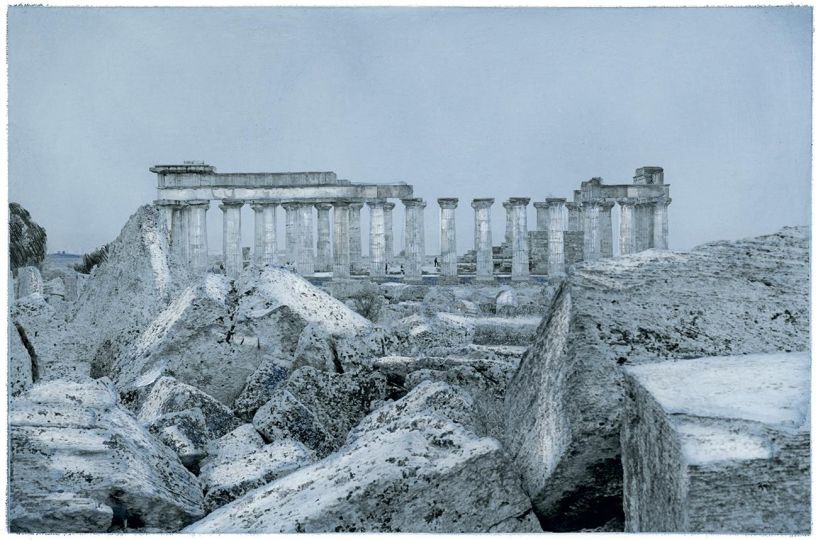 Selinunte with Blocks ! © Elizabeth Lennard - Courtesy of the artist and Galerie Coutaz