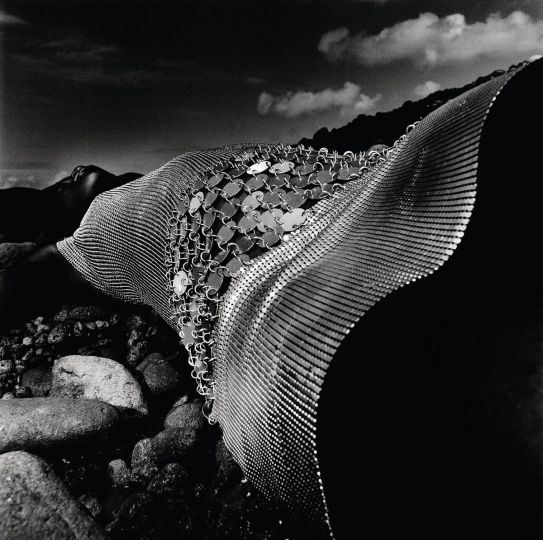 Thierry Le Goues • Nina in Lanzarote for Amazones book Paco Rabanne - Courtesy A.galerie