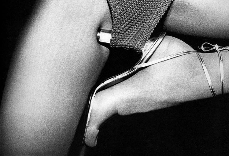 Marie Helvin (Shoe in Knickers), 1976 © David Bailey, courtesy of Fahey/Klein Gallery, Los Angeles