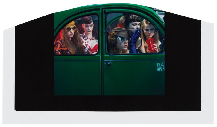 Five Girls in a Car – study 2013 London © Miles Aldridge - Courtesy of the artist and Steidl