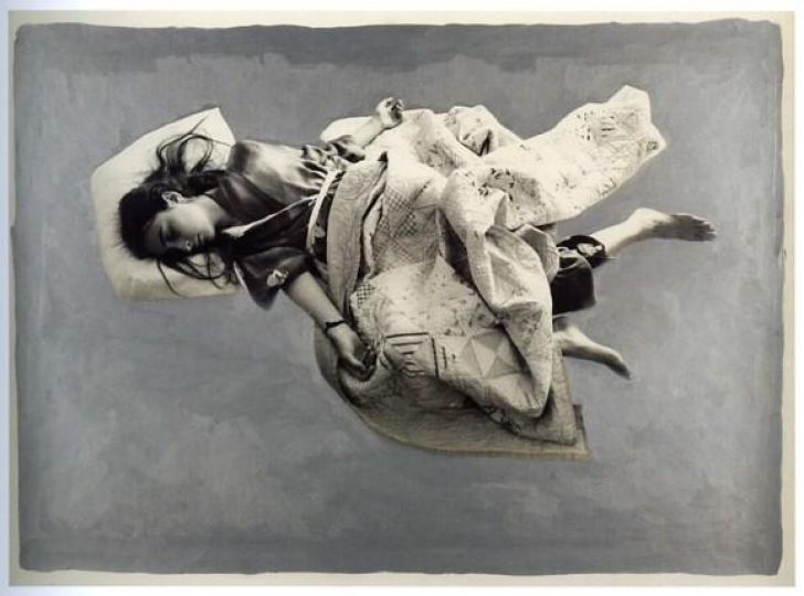 Study for Floating Girl, 1974 © Marcia Resnick - Courtesy of the artist and Deborah Bell Photographs