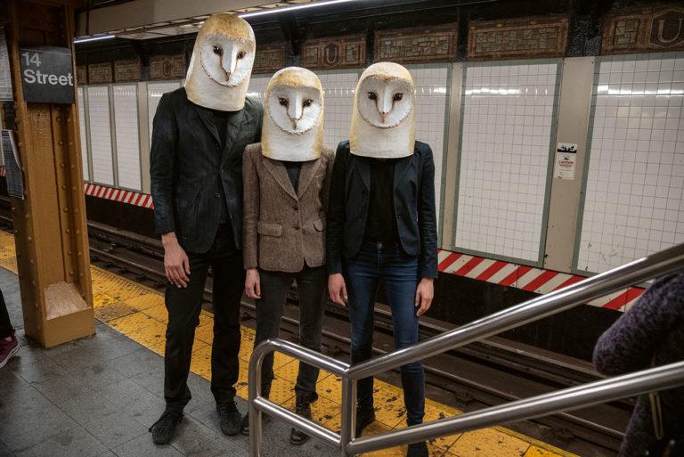 Seymour Licht : Halloween Underground - New York Subway Portraits