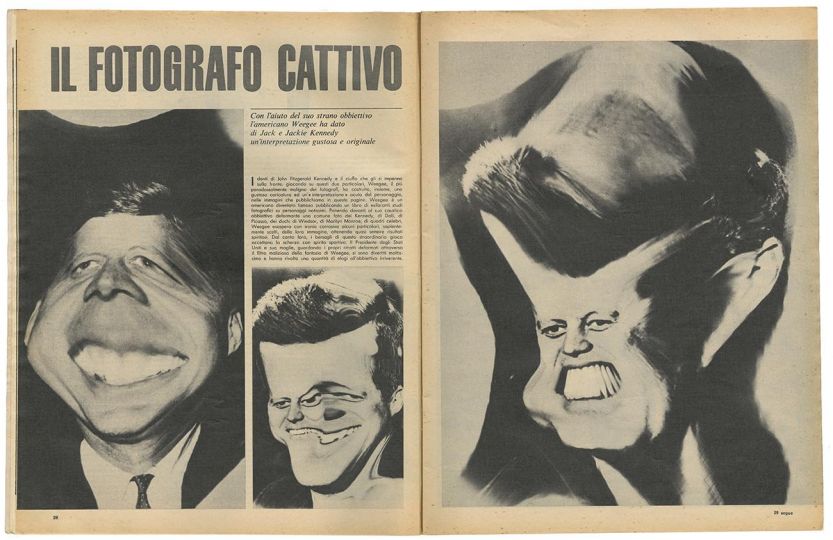 «Il Fotografo cattivo», Epoca, vol. XIII, n° 636, december 1962 [“Le Vilain Photographe”, Epoca, vol. XIII, n° 636, décembre 1962] © International Center of Photography. Collection privée Paris.