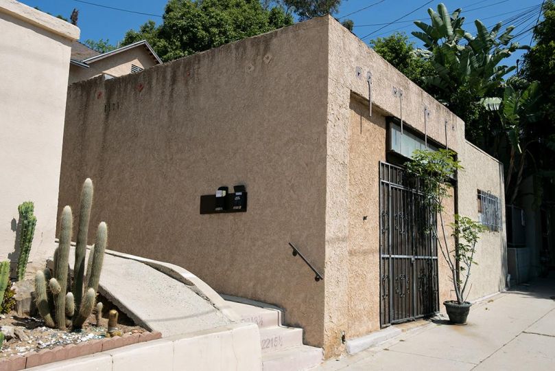 Ruscha’s studio, 1963, 2215 Echo Park Ave. - From Real Road Test, Philippe Séclier (Atelier EXB, 2024) © Philippe Séclier