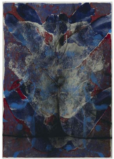 Masque d'encre 19, 2011 © François Rouan - Courtesy fo the artiste and Templon, Paris —Brussels — New York
