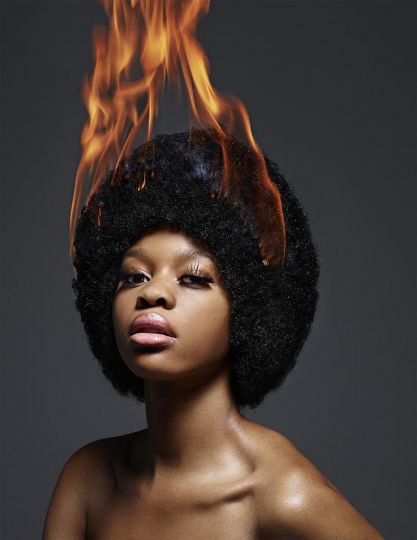 Wigs On Fire, HUNGERTV, 2018 © Rankin