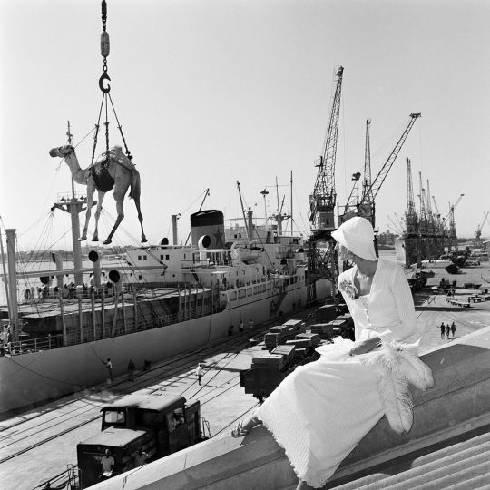 Jill Kennington in Missoni, Vogue Francia, Port Sudan, 1974 © Gian Paolo Barbieri - Courtesy of Fondazione Gian Paolo Barbieri & 29 ARTS IN PROGRESS gallery