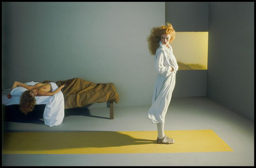 Tree Allen in Callaghan by Versace, Milano, 1978 © Gian Paolo Barbieri - Courtesy of Fondazione Gian Paolo Barbieri & 29 ARTS IN PROGRESS gallery