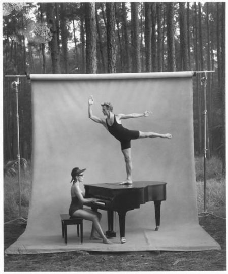 Mikhail Baryshnikov and Linda Dowdell, White Oak Plantation, Florida, 1991 by Annie Leibovitz - Courtesy ilon Art Gallery
