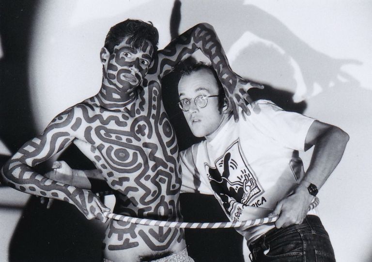 Patrick Sarfait, from the series 'Keith Haring Body Painting' 1985 © Patrick Sarfati