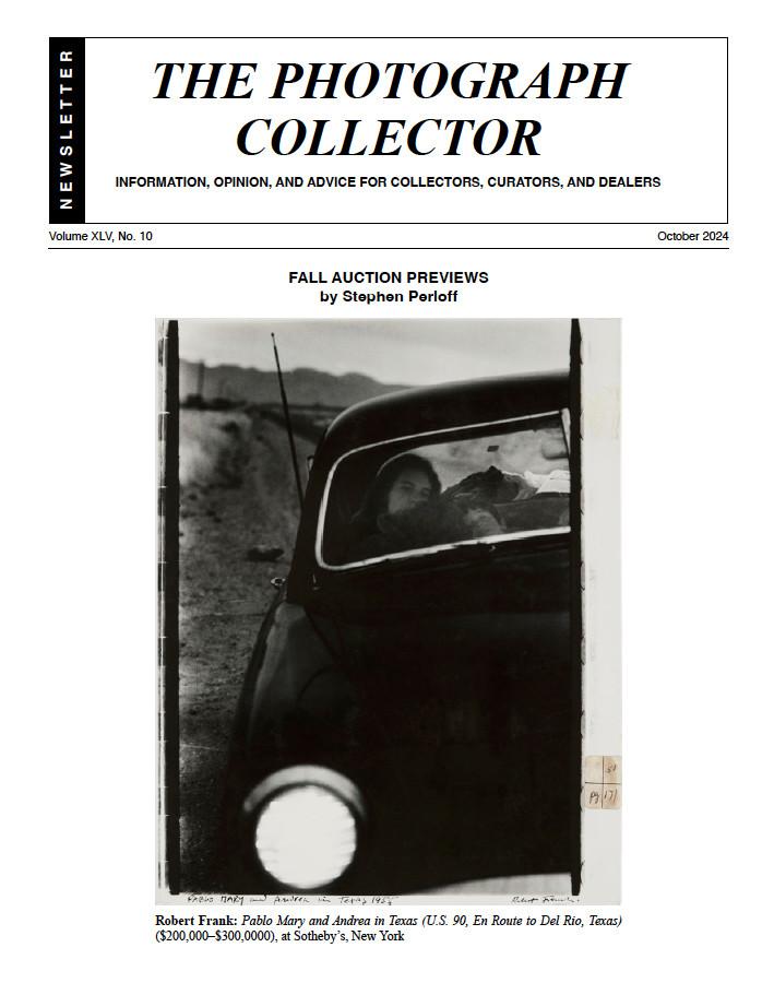 The Photograph Collector, October 2024