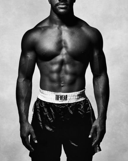 Evander Holyfield, Houston, 1991 © Albert Watson, courtesy of Fahey/Klein Gallery, Los Angeles