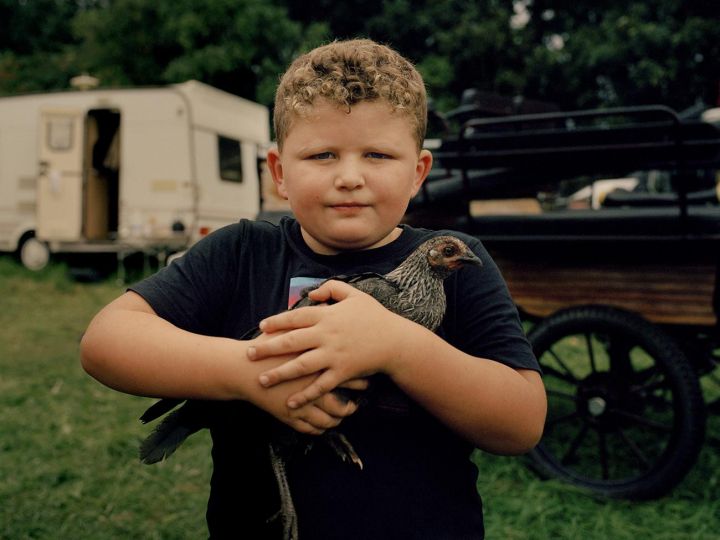 James and his bird © Sam Wright - From the book Pillar to Post - Courtesy of GOST Books