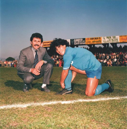© Carlo Rainone - From the book Maradona, la foto con dios, Naples 1984-1991 - Courtesy Contrejour