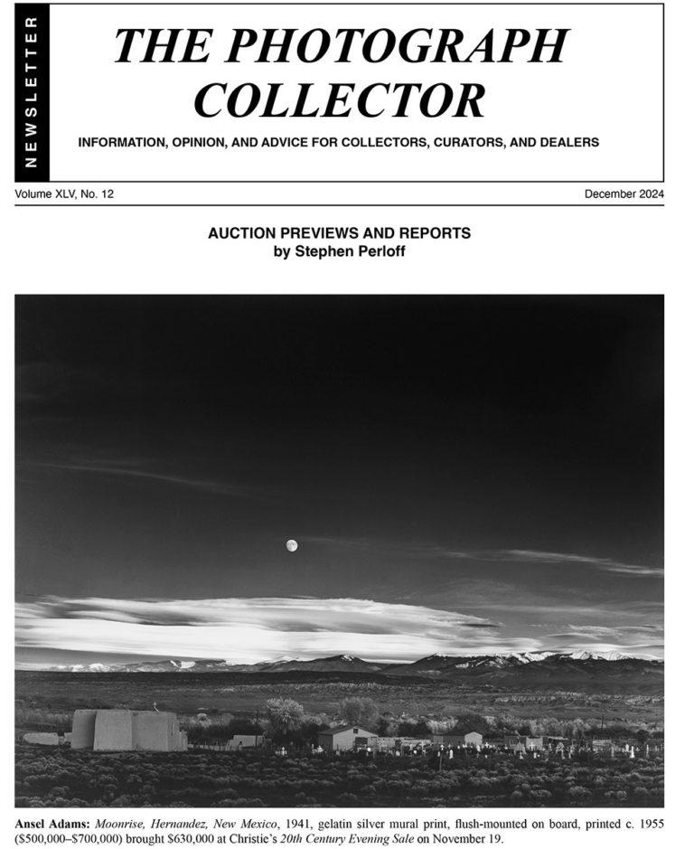 The Photograph Collector, décembre 2024