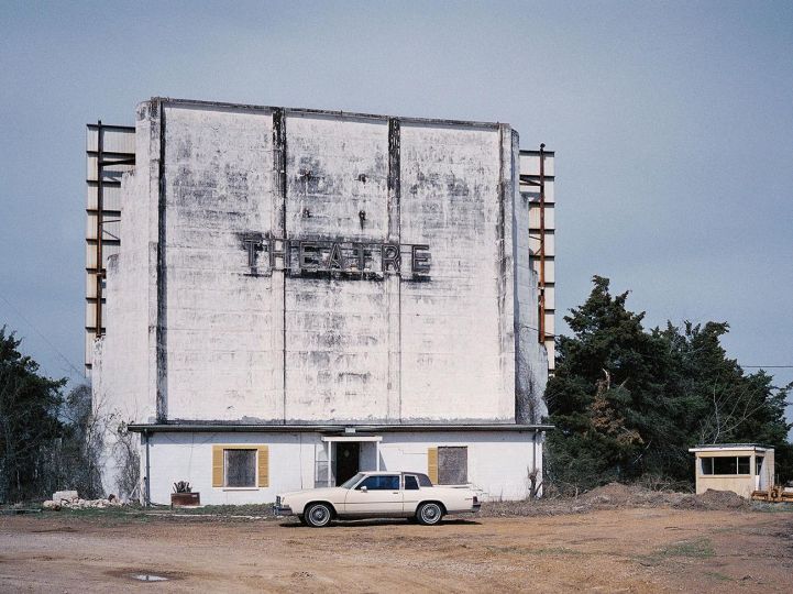 The Theatre, 1987, Texas - C Print on Fuji Flex, Image: 20 x 27 inches © Wim Wenders/ Wenders Images and Howard Greenberg Gallery