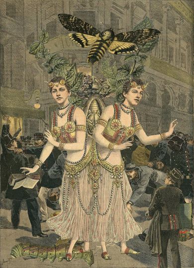 MrDjub, 2025. Sortie de nuit pour Rosa et Josepha (26,5X36) - Courtesy Galerie Roger-Viollet