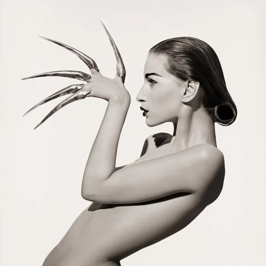Matthew Rolston, Aly, Claw Hand, The Surreal Thing, Series, New York, 1987 © Matthew Rolston. All rights reserved. - From the series Hollywood Royale: Out of the School of Los Angeles - Courtesy Fahey/Klein Gallery, Los Angeles