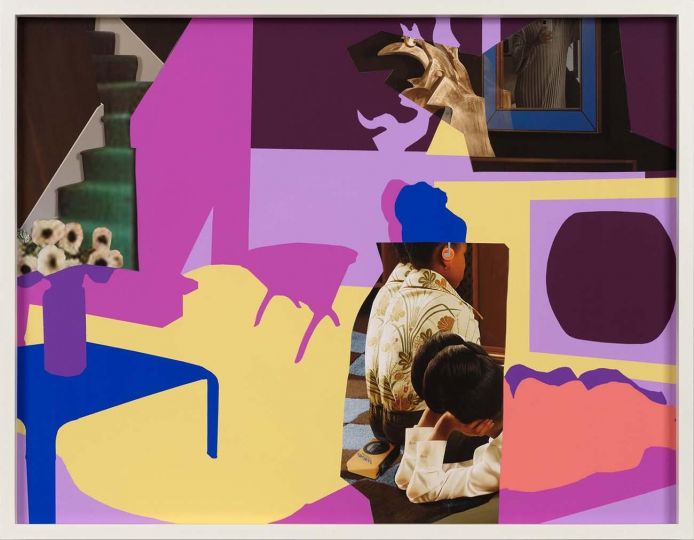 A Different World (Layer Map Study), 2025 cropped © Ron Norsworthy - Courtesy Edwynn Houk Gallery
