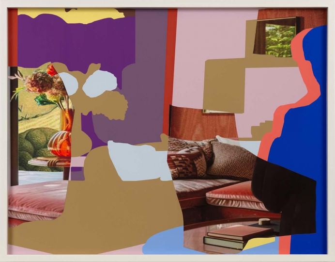 Good Life 1988 (Layer Map Study), 2025 cropped © Ron Norsworthy - Courtesy Edwynn Houk Gallery