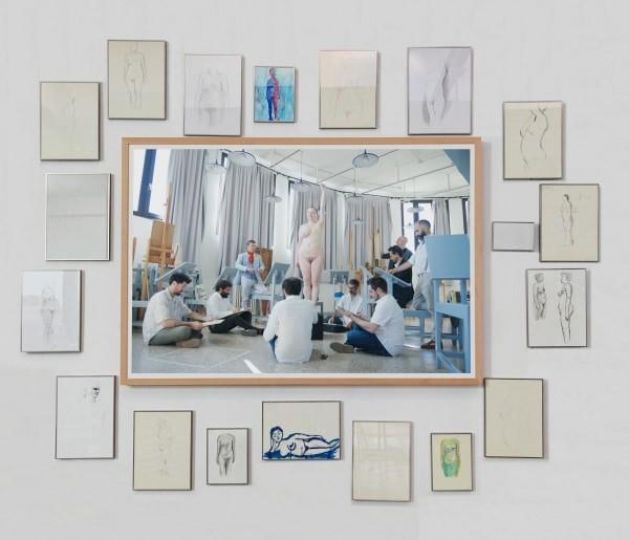 Marina Vargas Romper el canon. Anatomía y Juicio, 2021 Installation. Color digital print on Hahnemühle paper, 18 drawings Variable dimensions Unique piece Retail Price: 20.000,00€+VAT