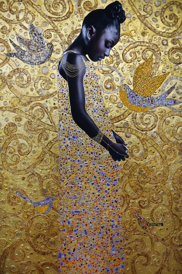 Tawny Chatmon - Remnants Peace and Joy Are the Birthrights of All Beings © Tawny Chatmon - Courtesy of the arist and National Museum of Women in the Arts (NMWA)