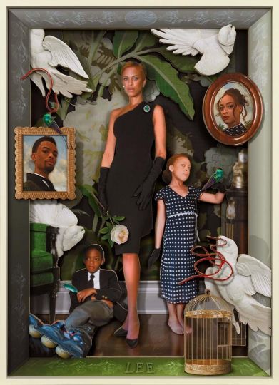 Tonya Lewis Lee And Chidlren, 2005-2025 cropped © Ron Norsworthy - Courtesy Edwynn Houk Gallery