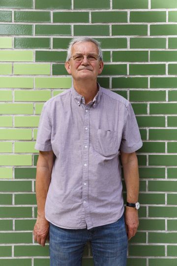 GB. England. Bristol. Martin Parr at the Foundation space ahead of the official opening. 2017. © Martin Parr Foundation