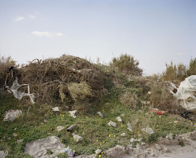 Greenhouse surroundings. La Mojonera, Almería, Spain (2022) © Lúa Ribeira / Magnum Photos - Agony in the Garden - Courtesy Dalpine