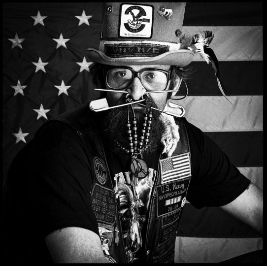 Sandro Miller, Chris Laws (Scuba), from the book American Bikers, 1995