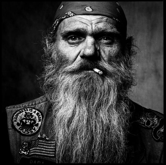 Sandro Miller, Paul Buneta, Jr., (Papa Smurf), from the book American Bikers, 1995