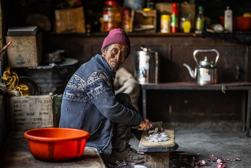 Gavin Burnett, Cook at Phuktal Monastery, Ladakh, India, The Philip Harben Award for Food in Action category © Gavin Burnett / World Food Photography Awards sponsored by Tenderstem© Bimi© Brocolini, 2026